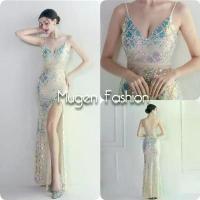 ราคา Mugen Fashion (มูเกน แฟชั่น) ชุดราตรี ชุดออกงาน เดรสราตรี เดรสออกงาน เดรสยาว เกรดพรีเมี่ยม (1734321270897346060)