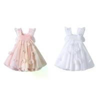 ราคา ชุดเดรสแขนกุดฤดูร้อน สำหรับเด็กผู้หญิง สีพื้น แฟชั่น ดีไซน์ปีกผีเสื้อ ทรงเอ ผ้าถักและเส้นด้าย สไตล์เจ้าหญิง (1730770136284171136)