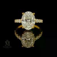 ราคา แหวน Oval เม็ดชูกลาง5กะรัต ไม่รวมบริวารตัวเรือนเป็นทองคำแท้9k น้ำหนักทอง3.35กรัม ขนาดไซต์ 6 us (1732828198407669162)