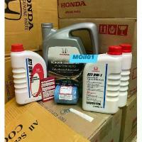 ราคา Honda น้ำมันเครื่อง 0w20 สังเคราะห์แท้100% น้ำมันเกียร์ atf 3ลิตร แถมกรองฮอนด้า แหวน เเท็ก (1732083135356044615)