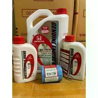 ราคา น้ำมันเครื่องHonda 5w40 สังเคราะห์แท้100% น้ำมันเบรคdot3 กรองเครื่อง แหวน เเท็ก (1732083636686259527)