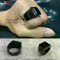 ราคา คนรักงานฝีมือ, Unisex สำหรับผู้ชาย, แหวน ดำนิลดำ นิลดำ แหวนสแตนเลส แหวนเท่ๆ แหวนแฟชั่น สแตนเลสแท้ stainless 316l แท้100% allacc เครื่องประดับแฟชั่นของฤดูกาล (1733635443635946748)