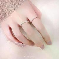 ราคา แหวน เงินแท้ 92.5% ส่งฟรี EMS รุ่น Diamond แหวนเพชรแถว cz (1734004755515672139)