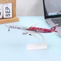 ราคา เครื่องบินโมเดลโลหะผสม, แอร์ QATAR สายการบินโบอิ้ง 777, 20 ซม., Diecast, ล้อเครื่องบิน, เกียร์ลงจอด, โมเดลเครื่องบินลม (1730583778876164914)