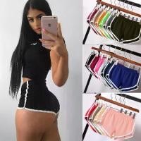 ราคา กางเกงกีฬาขาสั้น สำหรับผู้หญิง สีพื้น แฟชั่น เหมาะสำหรับใส่ในบ้าน ลำลอง โยคะ และชายหาด สีพาสเทล กางเกงสุดฮอต (1732571817775629963)