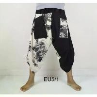 ราคา กางเกงซามูไร กางเกงชาวเขา ฮาเร็ม โยคะ ฟิตเนส กางเกงผ้าฝ้ายเชียงใหม่ โบฮีเมี่ยม Baggy unisex pant (1734370243716220486)