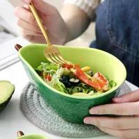ราคา COD จาน ชามเซรามิค อโวคาโด ชามสลัด ชามอโวคาโด (1734101387634640084)
