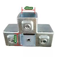 ราคา Postplaza ข้อต่อเหล็กกล่อง ข้อต่อห้าทาง ข้อต่อเหล็กขนาด1.5x1.5 นิ้ว/42x42mm ข้อต่อโครงสร้าง ชั้นวาง คําแนะนําผลิตภัณฑ์ใหม่ของเดือนนี้ (1732873077459879388)