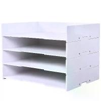 ราคา [เก็บเงินปลายทาง] ถาดเอกสารเดสก์ท็อปหลายชั้นขนาด A4/A3 ที่จัดระเบียบกระดาษและเอกสาร ชั้นวาง กล่องใส่อุปกรณ์เครื่องเขียนสำหรับสำนักงาน (1733505596192228554)