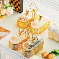 ราคา ถาดขนมพร้อมฝาปิดและหูจับ ชุดจานใส่ลูกอม ถั่ว และผลไม้ สำหรับบ้าน เวลาดื่มชา และห้องนั่งเล่น พลาสติก กลม กล่องฟิล์มแรปอาหาร freezer paper ใบ ตอง แก้ว น้ํา มี ไฟ ซูชิ โระ แก้วเชค โปรตีน ย ๆ ชาม เซรามิก 