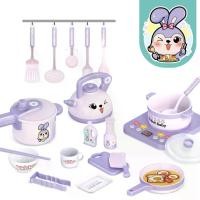 ราคา Kitchen Baby ชุดของเล่นทำครัวสีม่วงสำหรับเด็กผู้หญิง ชุดเครื่องครัวจำลองสำหรับเด็กอายุ 3-6 ปี ของเล่นเสริมพัฒนาการ ของขวัญวันเกิด ประกอบด้วยหม้อ กระทะ ช้อน ตะเกียบ และอื่นๆ (1733415831599875149)