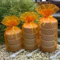 ราคา (ฟรี!!ช้อน-ส้อมทุกชุด) ชุดสังฆทานปิ่นโต ถุงสังฆทานพร้อมกล่องใส่อาหารถวายพระ (ถุงสังฆทานสีพระ+ถ้วยกระดาษลายคราม) สไตล์การระเบิด (1734314587093239240)