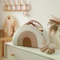 ราคา กระเป๋าใส่ผ้าอ้อมเด็กขนาดใหญ่, ออแกไนเซอร์สถานรับเลี้ยงเด็ก, ตะกร้า, ที่วางผ้าอ้อม, กระเป๋าจัดระเบียบ, 37*27*22CM, เหมาะสำหรับเก็บของใช้สำหรับเด็กทารก, [COD] (1732998391005087099)