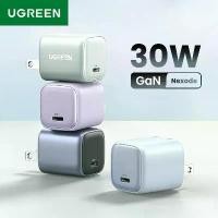 ราคา ที่ชาร์จ GaN, UGREEN, 20W และ 30W, สีสันสดใส, พับได้, การชาร์จอย่างรวดเร็ว PD Type C, เข้ากันได้กับ iPhone 16-8 Series, SAMSUNG S25-S8 Series สาย ข้อมูล (1732615590769362210)