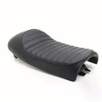 ราคา เบาะนั่ง Cafe Racer สำหรับรถจักรยานยนต์ สไตล์วินเทจ เหมาะสำหรับ Honda CL CB400 450 500 550 Kawasaki KZ400 550 K750 Suzuki ST GR GS TU และ Yamaha XJ650 XS650 ผ้า หุ้ม เบาะ มอ ผ (1732611791186200141)