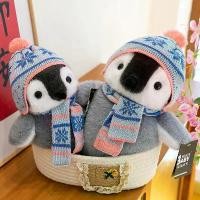 ราคา หมวกเกล็ดหิมะ COD ของเล่นตุ๊กตาเพนกวิน ผ้าพันคอ สวมหมวก ตุ๊กตาเพนกวินเล็ก ของตกแต่ง ของขวัญปีใหม่สำหรับเด็ก (1734266173141648502)