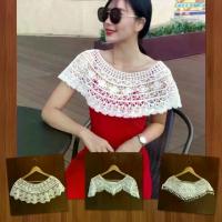 ราคา [พร้อมส่ง] ผ้าคลุมไหล่ ลายลูกไม้ เสื้อคลุม ผ้าพันคอ แฟชั่น ยืดยุ่น ระบายอากาศ เกรดพรีเมี่ยม (1733427528934262119)