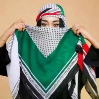ราคา ผ้าพันคอ Palestine ลาย "กุฟฟียะห์" ผ้าคลุมไหล่ ผ้าพันคอกันหนาว (1733139249764074591)