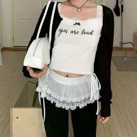 ราคา [Supaporn]กระโปรงสีขาว กระโปรงสั้นเอวสูงทรงเอ กระโปรงทรงเอ ทรงสุภาพ ผ้าม่าน (1731461328103769994)