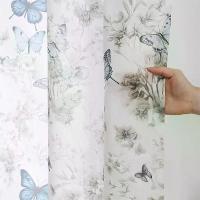 ราคา ผ้าม่าน Tulle ผ้ากอซ ใหม่ สำหรับห้องนั่งเล่นและห้องนอน พิมพ์ลายผีเสื้อ 3 มิติ เหมาะสำหรับหน้าต่างห้องนอน ตู้ ประตู และม่านบังแดด เส้นด้าย 2025 [COD] (1732550743961798013)