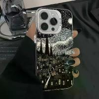 ราคา ภาพวาด Starry Night ของ Van Gogh ระดับพรีเมียม เหมาะสำหรับเคสโทรศัพท์ Apple 14plus, 16promax แบบยุโรปและอเมริกา, iPhone 15, 13 สร้างสรรค์, 12 ดีไซน์ที่ไม่เหมือนใคร phone case แฟชั่น เคส สาย สะพาย (173
