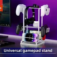 ราคา ชั้นวางของอเนกประสงค์บนโต๊ะตั้งเกมคอนโทรลเลอร์ที่วางหูฟังพร้อมขาตั้งและที่ยึด 4 ชิ้น ไม่ต้องประกอบ ติดตั้งง่าย เหมาะสำหรับจัดระเบียบโต๊ะทำงาน ห้องพัก และใช้เป็นอุปกรณ์จัดเก็บในบ้ (1734037692087501885)