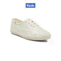 ราคา [COD] KEDS รองเท้าผ้าใบ แบบผูกเชือก รุ่น CHAMPION GLITTER CELEBRATION สีครีม ( WF66848 ) (1731315406774175193)