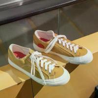 ราคา BIKK - รองเท้าผ้าใบ รุ่น "Basic" Mustard Sneakers Size 35-45 (1730339468366941137)