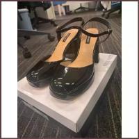 ราคา รองเท้าส้นสูง สีดำ Nine west เบอร์ 9 (1734371224839030004)
