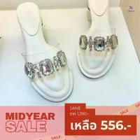 ราคา MINX รุ่น Jane รองเท้าส้นสูง 1 นิ้ว แต่งสายคาดเพชร minxshoes สินค้าแนะนำ (1733695842801845481)