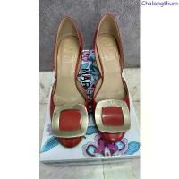 ราคา ของแท้100% Roger Vivier สีแดง Size 36 รองเท้าส้นสูง มือสอง สินค้าขายดี (1733204654740964481)