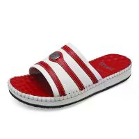 ราคา TAYWINแท้ เทวินทร์แท้ รองเท้าแตะ SKC-15 หนังนิ่มขาว-นิ่มแดง (1734092381924984020)