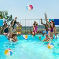 ราคา ERORO ลูกบอล PVC สีสันสดใส Beach Ball 90/120/150cm. ลูกบอลชายหาดเป่าลม (1734161390007257067)