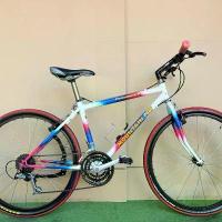 ราคา จักรยานภูเขา วินเทจ สวย รุ่น KE เฟรมโครโมลี่ ไซส์ 16.5" สำหรับคนสูง 158-175 ซม. ล้อ 26" ดุมล้อปลดเร็ว ไม่มีบุบแตกร้าว (1733938836680509411)
