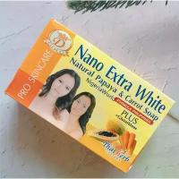 ราคา สบู่ Nano Extra White ผลิตจากมะละกอดิบและแครอท (160 กรัม) ทำความสะอาดผิวหน้า ลดการอุดตันของรูขุมขน เพิ่มความกระจ่างใส ช่วยลดจุดด่างดำ และเป็นผลิตภัณฑ์ดูแลผิวระดับมืออาชีพ (1734347512399103479)
