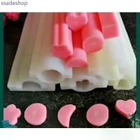 ราคา xsadeshop ขายร้อน พร้อมส่งจากไทย แม่พิมพ์ซิลิโคนแท่งรูปหัวใจ/วงกลม สำหรับทำเทียน/สบู่ (1732564798279485384)