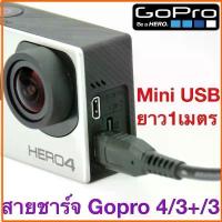 ราคา สายชาร์จ GoPro 4/3+/3/ USB Cable Charging Mini Usb สำหรับ โกโปร ยาว 1.0 m (1733574530696251004)