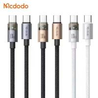 ราคา Mcdodo สายชาร์จ USB C ถึง C อะลูมิเนียมอัลลอย พร้อมไฟ LED 100W สำหรับ iPhone 17 16 15 Pro Max iPad Pro Samsung S25 Ultra Xiaomi หัวเว่ย (1733569875142018462)