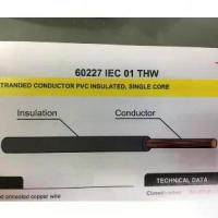 ราคา สายไฟ ตัดแบ่ง 1 เมตร THW 70 / 95 / 120 / 150 / 185 sq.mm. ยาซากิ YAZAKI สายแข็ง แกนเดียว ทองแดง สีดำ (1732967851612734945)