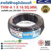 ราคา สายไฟ THW-A 1x16 SQ.MM. สายไฟอลูมิเนียมแท้ สายไฟเดี่ยว ทนความร้อน 70 องศา CENTURY (สินค้าส่งตรงจากโรงงานผลิตในไทย) (1732947188320011679)