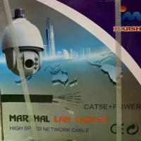 ราคา Marshal สายแลน CAT5E OUTDOOR + AC สายไฟ (Power Wire /300 เมตร) ใช้เดินสายนอกอาคาร (1734257074004723276)