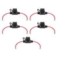 ราคา ชุด 5 ชิ้น ตัวตัดต่อสายไฟแบบฝังตัว ขนาด 12AWG สำหรับสวิตช์ตัดต่อ สายไฟ 12V กระแสสูงสุด 30A (1734308642804172114)
