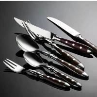 ราคา ชุดช้อนส้อมตะวันตก 430 สแตนเลส สีน้ำตาล หมุดย้ำ ด้ามจับเบเกอรี มีด ช้อน ส้อม ชุดหลายชิ้น สำหรับจานอาหารค่ำโรงแรมหรู ของ ใช้ ราคา ถูก ตรา แมว น้ํา คน บ้าน นอก อีเกีย เซรามิกราคา ส (1733883755296949679)