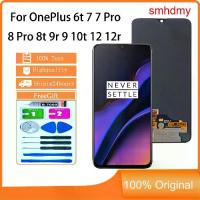 ราคา หน้าจอ AMOLED สำหรับ OnePlus 6t 7 7 Pro 8 Pro 8t 9r 9 10t 12 12r เปลี่ยนหน้าจอสัมผัส LCD (1733244793192744880)
