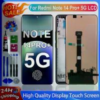 ราคา หน้าจอ AMOLED 120Hz สำหรับ Xiaomi Redmi Note 14 Pro+ Plus 5G หน้าจอ LCD รุ่น 24115RA8EG ชุดประกอบทัวร์เซนเซอร์สำหรับเปลี่ยน (1733611324246950930)