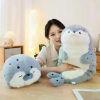 ราคา ของเล่นตุ๊กตาหรูรูปแมวน้ำใหม่ หมอนนุ่มยัดไส้ ชีวิตใต้น้ำ ซีลอตเตอร์ ตุ๊กตาจำลอง นุ่มนิ่ม หมอนอิง ของขวัญวันเกิด คริสต์มาส (1733465469077521487)