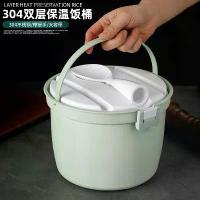 ราคา กล่องอาหารกลางวันหุ้มฉนวนสแตนเลส สองชั้น ป้องกันน้ำร้อนลวก มือถือ ถ้วยอาหารกลางวัน เหมาะสำหรับพนักงานออฟฟิศ ถังอาหารกลางวันพกพา หม้อ ถังน้ำแข็ง ถังซุป ปี 2025 (1732783625386886331)