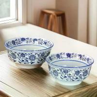 ราคา แบรนด์ชามพอร์เซลีนสีน้ำเงินและขาว จานอาหารเซรามิก ขนาดใหญ่ สำหรับบ้านและเชิงพาณิชย์ ชารมีย้อนยุคสไตล์จีน ใช้สำหรับหมี่แห้ง รสเผ็ด กะละมัง หม้อ โอ่ง ถ้วย (1733153066278945959)