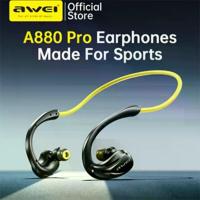 ราคา หูฟังกีฬาแบบแขวนคอ, Awei A880BL, ชุดหูฟังไร้สายบลูทูธแบบอินเอียร์, กันเหงื่อ IPX4 กันน้ำ, ไมโครโฟนในตัว, เหมาะสำหรับการเล่นกีฬา, หูฟังไร้สาย, เข้ากันได้กับโทรศัพท์มือถือบลูทูธทั้งหมด, A880pro (1732141