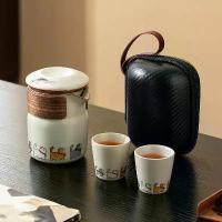 ราคา ชงชา อุปกรณ์ กาชงชา ชุดชา ชุดกาน้ําชา ชุดชงชา ชุดกาน้ำชา ชุดชงชาจีน ชุดชงชาเเดินทาง ชุดชงชาพกพา แมวน่ารักแบบพกพาเดินทางช (1733631068870969276)